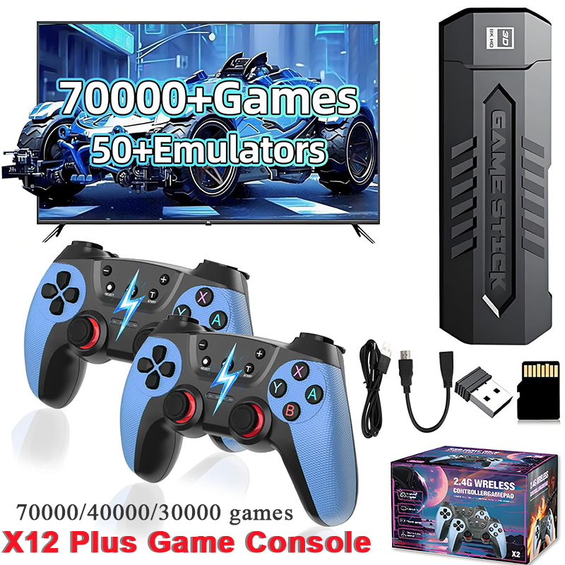 Retro Gaming Emulator Console - X2 Retro Game Stick with 128GB