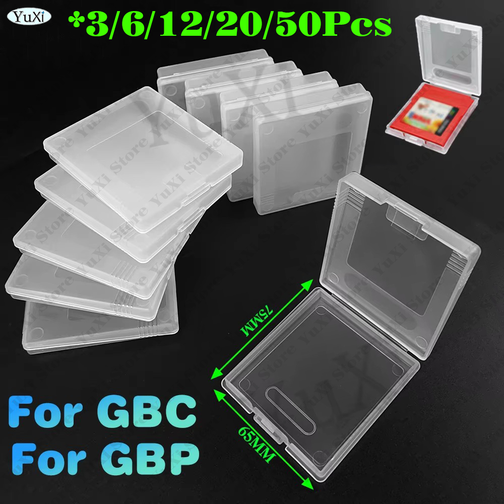 Game Boy Cartridge Holder - 3-50pcs Plastic Game Cartridge Card Case