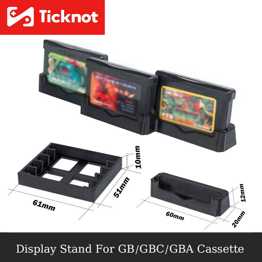 3D Print Game Storage Stand Br - Game Boy Cartridge Holder 评论和价格