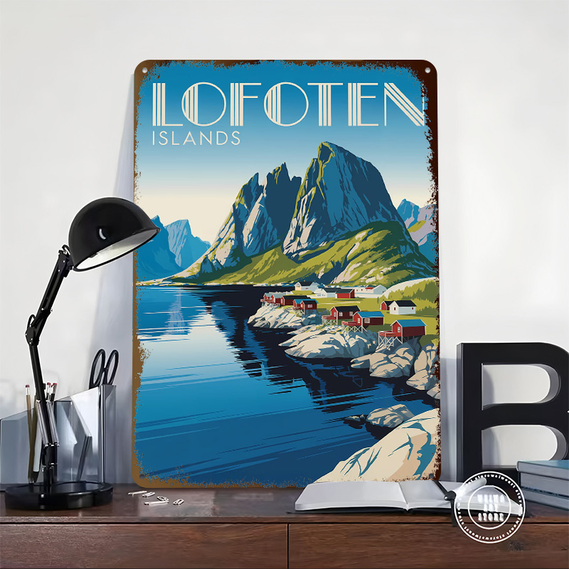 Lofoten Islands Travel 3D Prin - Retro Gaming Island 评论和价格