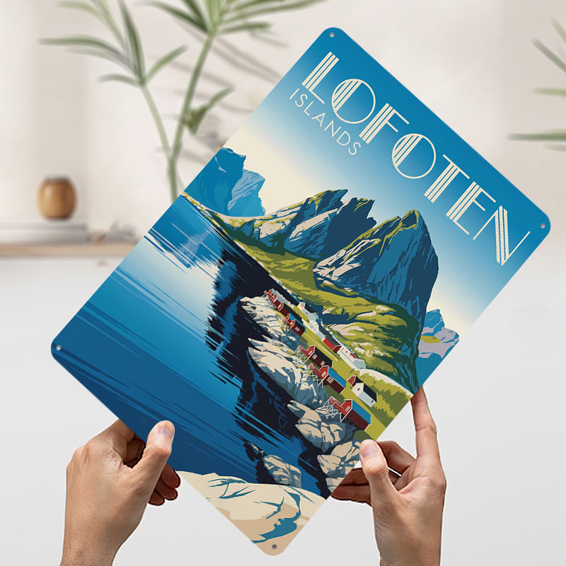 Lofoten Islands Travel 3D Prin - Retro Gaming Island 评论和价格