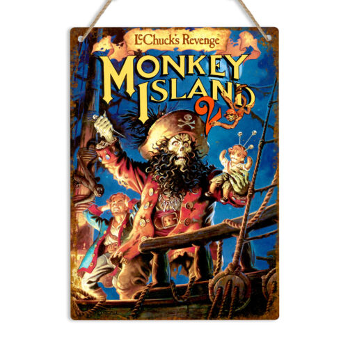MONKEY ISLAND 2 Vintage Metal  - Retro Gaming Island 评论和价格