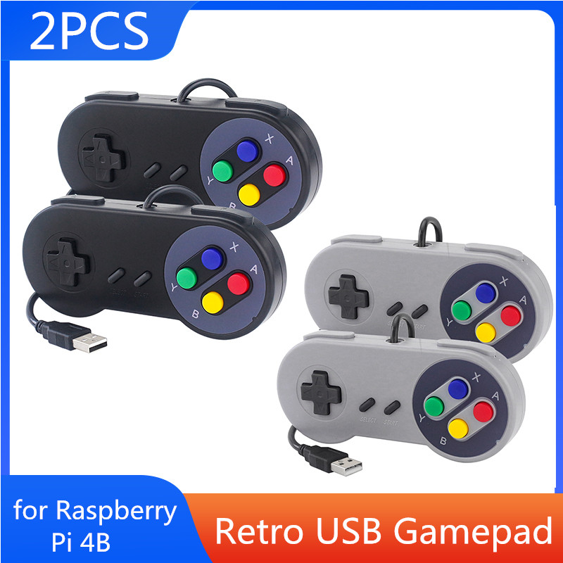 2PCs USB Gamepad Retro Gaming  - Retro Gaming With Raspberry Pi 评论和价格