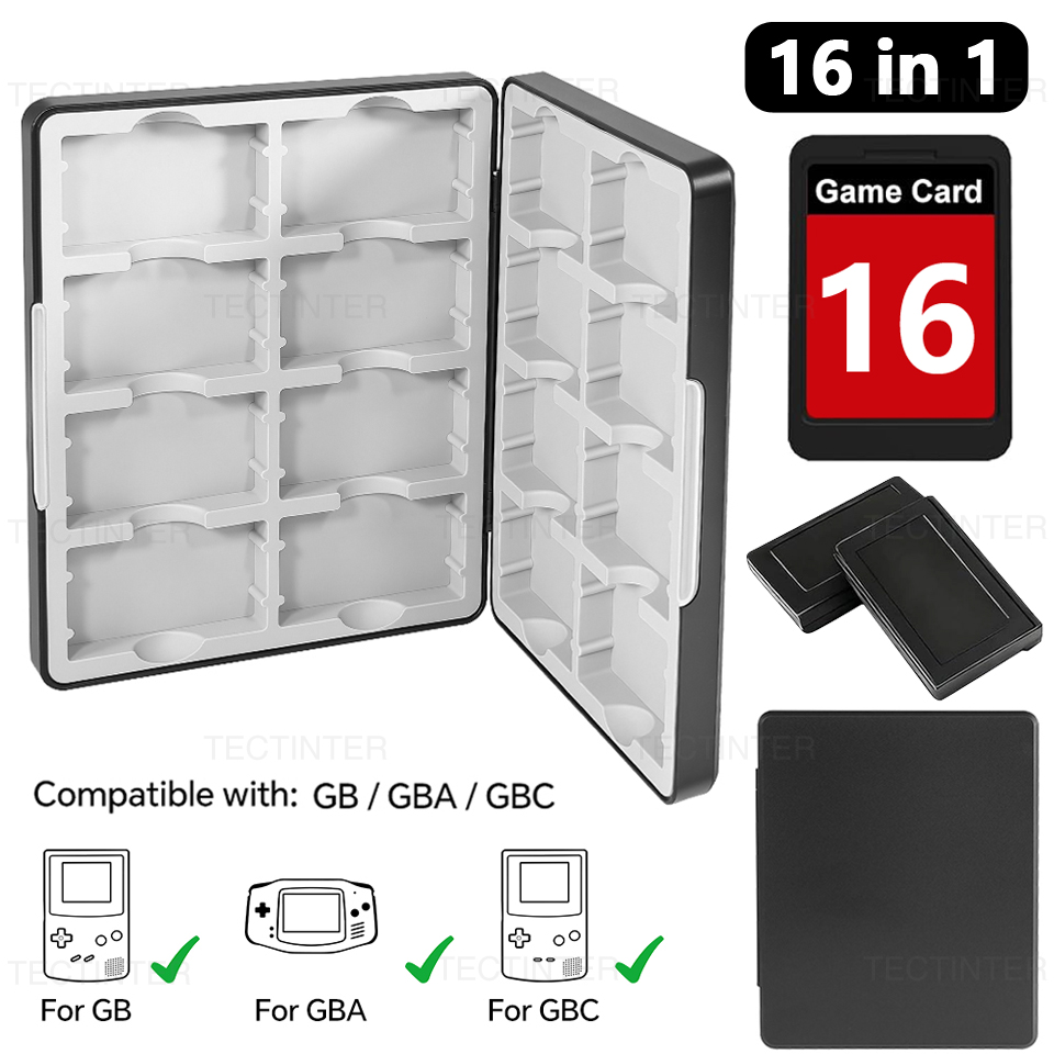 Portable 16 in 1 Game Card Sto - Game Boy Cartridge Holder 评论和价格