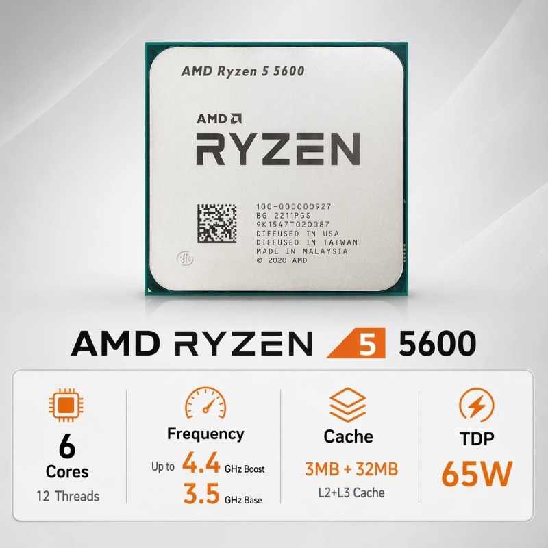 AMD Ryzen 5 5600 High Speed Pr - Amd Cpu Ryzen 5 评论和价格