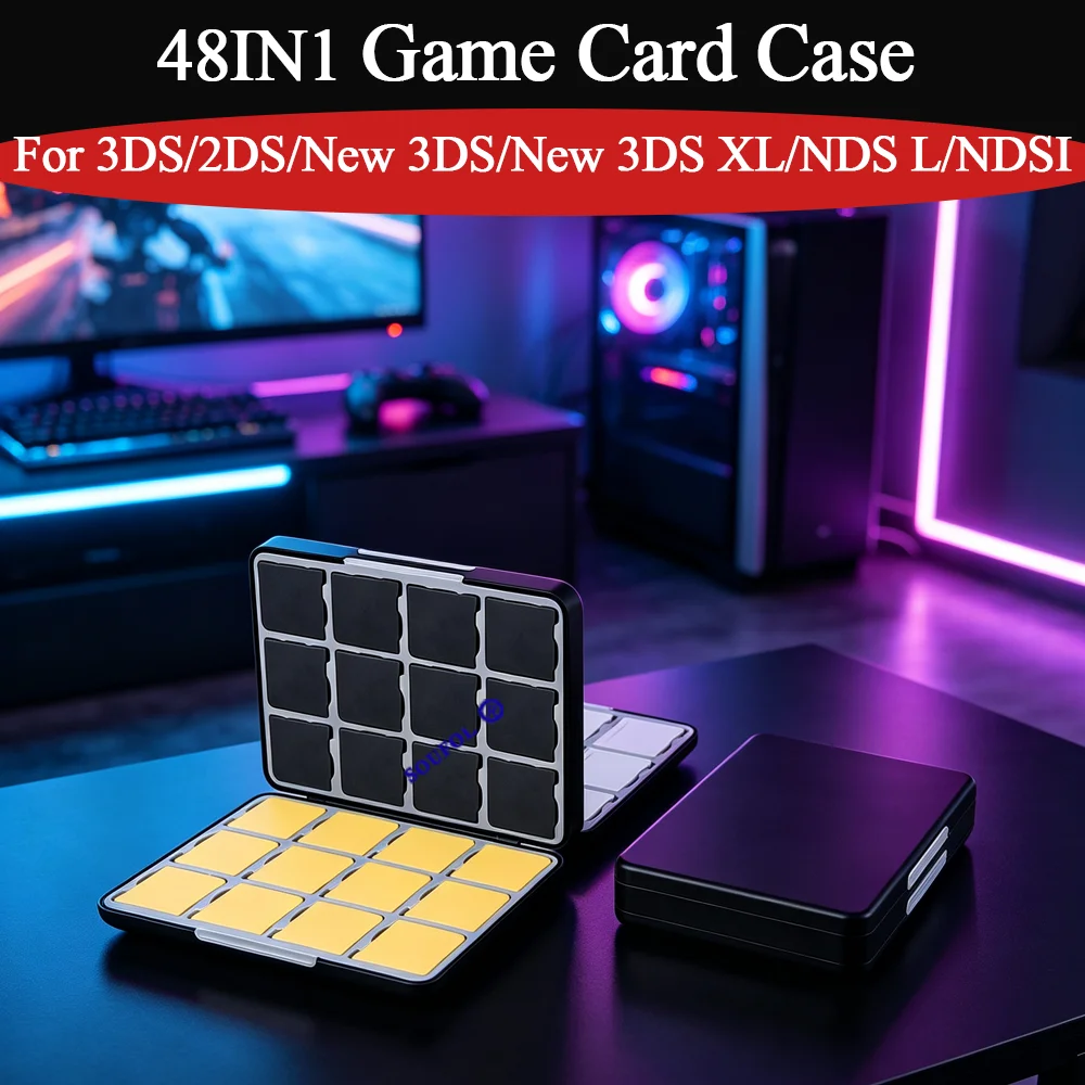 2026 New For 3DS 48IN1 Portabl - Game Boy Cartridge Holder 评论和价格