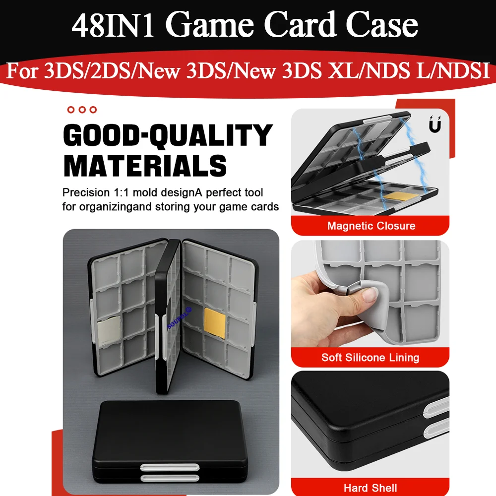 2026 New For 3DS 48IN1 Portabl - Game Boy Cartridge Holder 评论和价格