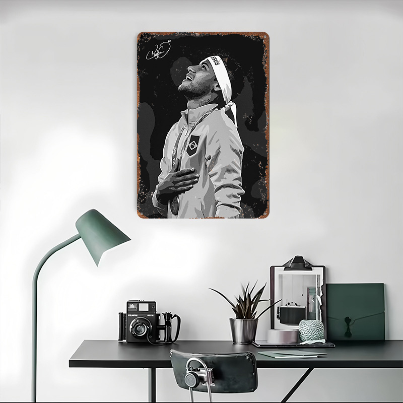 Neymar Jr. Portrait Poster Cus - Retro Gaming Gadgets 评论和价格