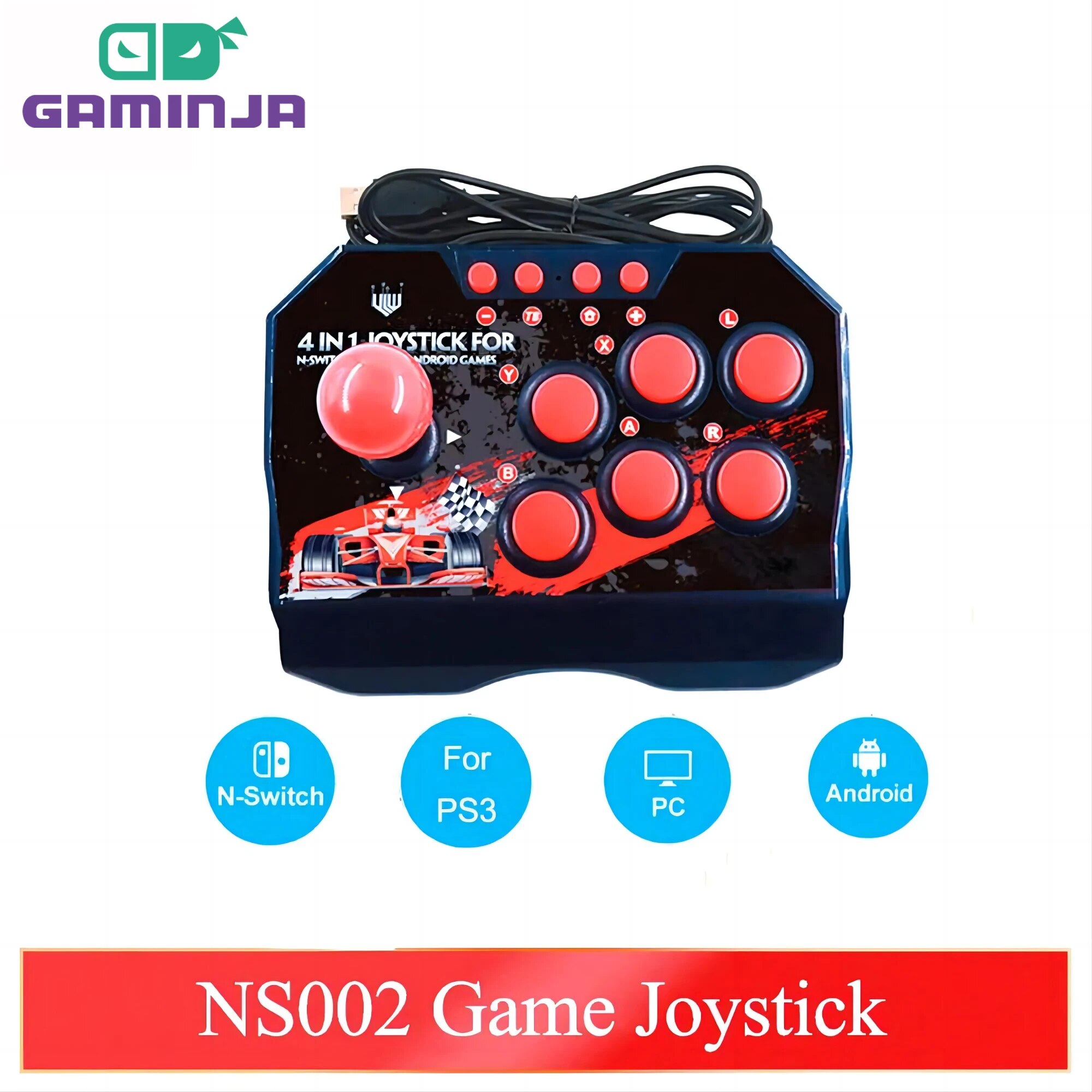 GAMINJA NS002 4 In 1 Retro Arc - Retro Gaming With Raspberry Pi 评论和价格
