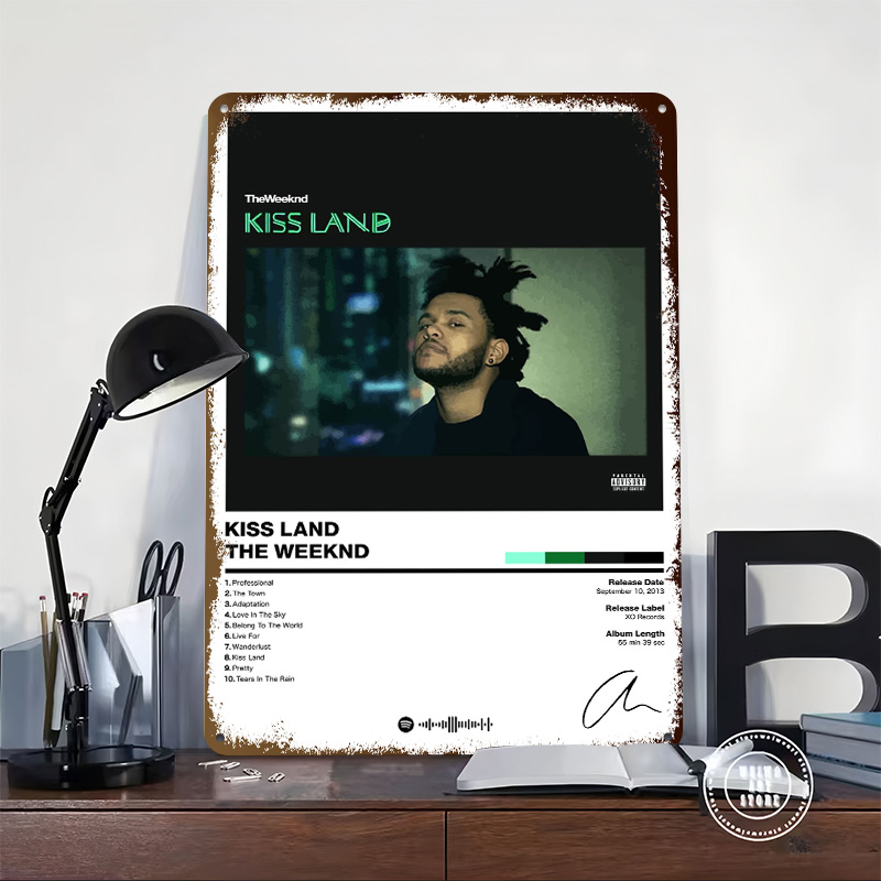 The Weeknd - Kiss Land Tinplat - Retro Gaming Island 评论和价格