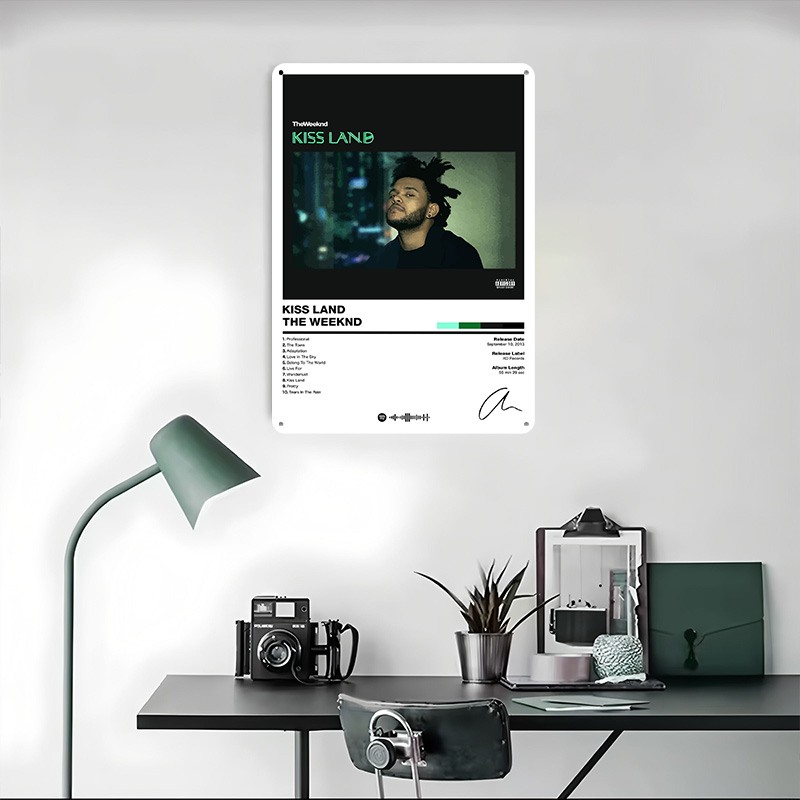 The Weeknd - Kiss Land Tinplat - Retro Gaming Island 评论和价格