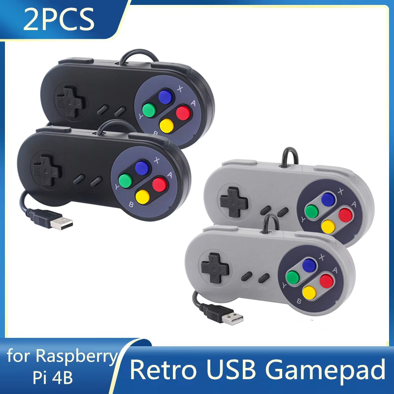 2PCs USB Gamepad Retro Gaming  - Retro Gaming With Raspberry Pi 评论和价格