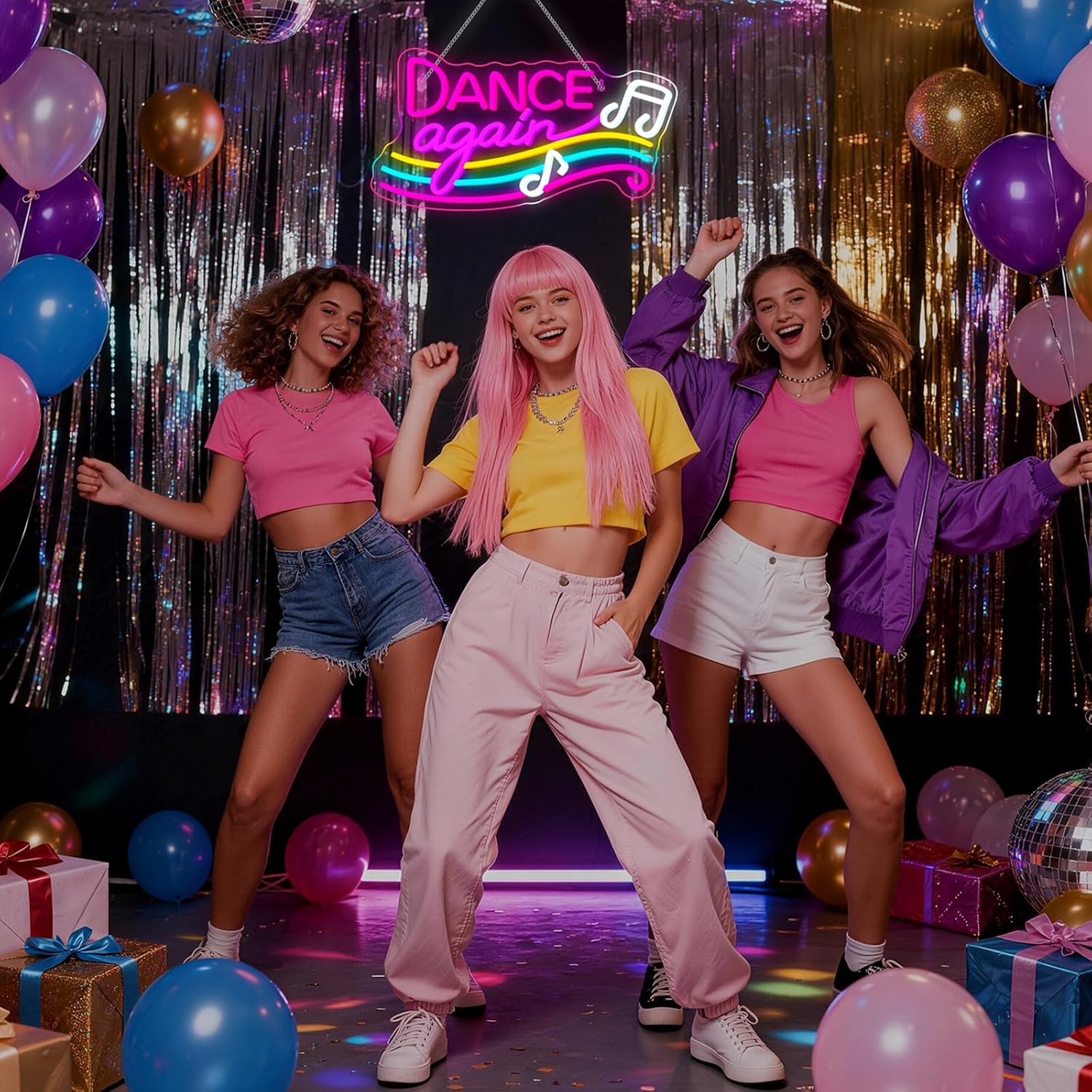 Dance Neon Sign USB Powered Ha - Retro Gaming Bar 评论和价格