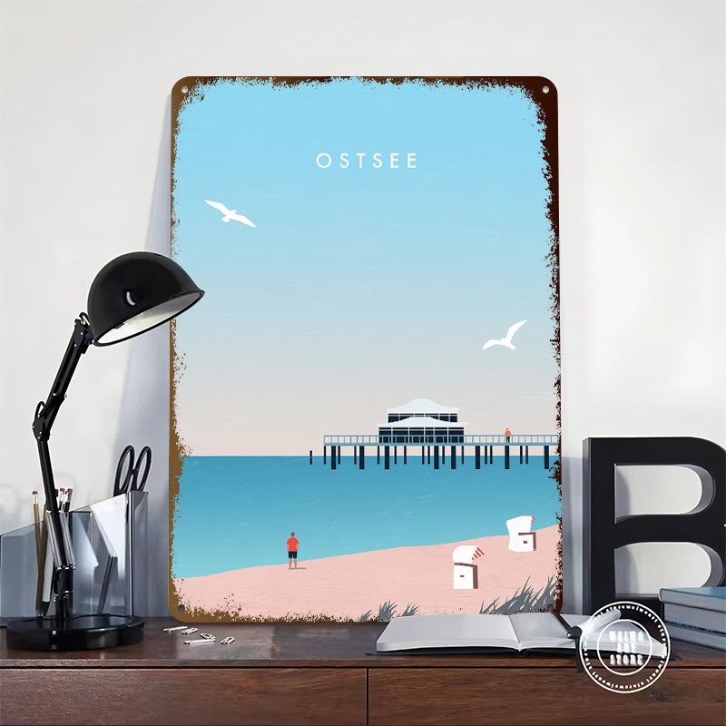 Baltic Sea Poster Customized V - Retro Gaming Bar 评论和价格
