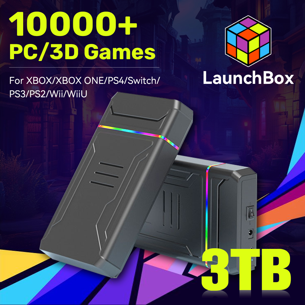 JMachen Launchbox 3TB Gaming H - Retro Gaming Emulator Console 评论和价格