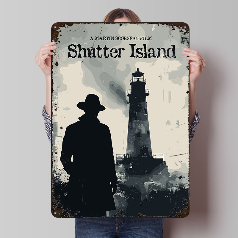 Shutter Island Movie Printed P - Retro Gaming Island 评论和价格
