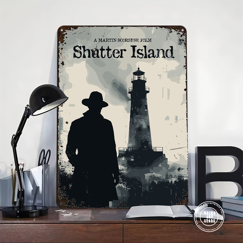 Shutter Island Movie Printed P - Retro Gaming Island 评论和价格