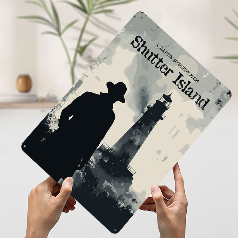Shutter Island Movie Printed P - Retro Gaming Island 评论和价格