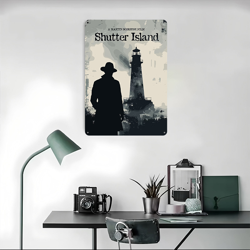 Shutter Island Movie Printed P - Retro Gaming Island 评论和价格