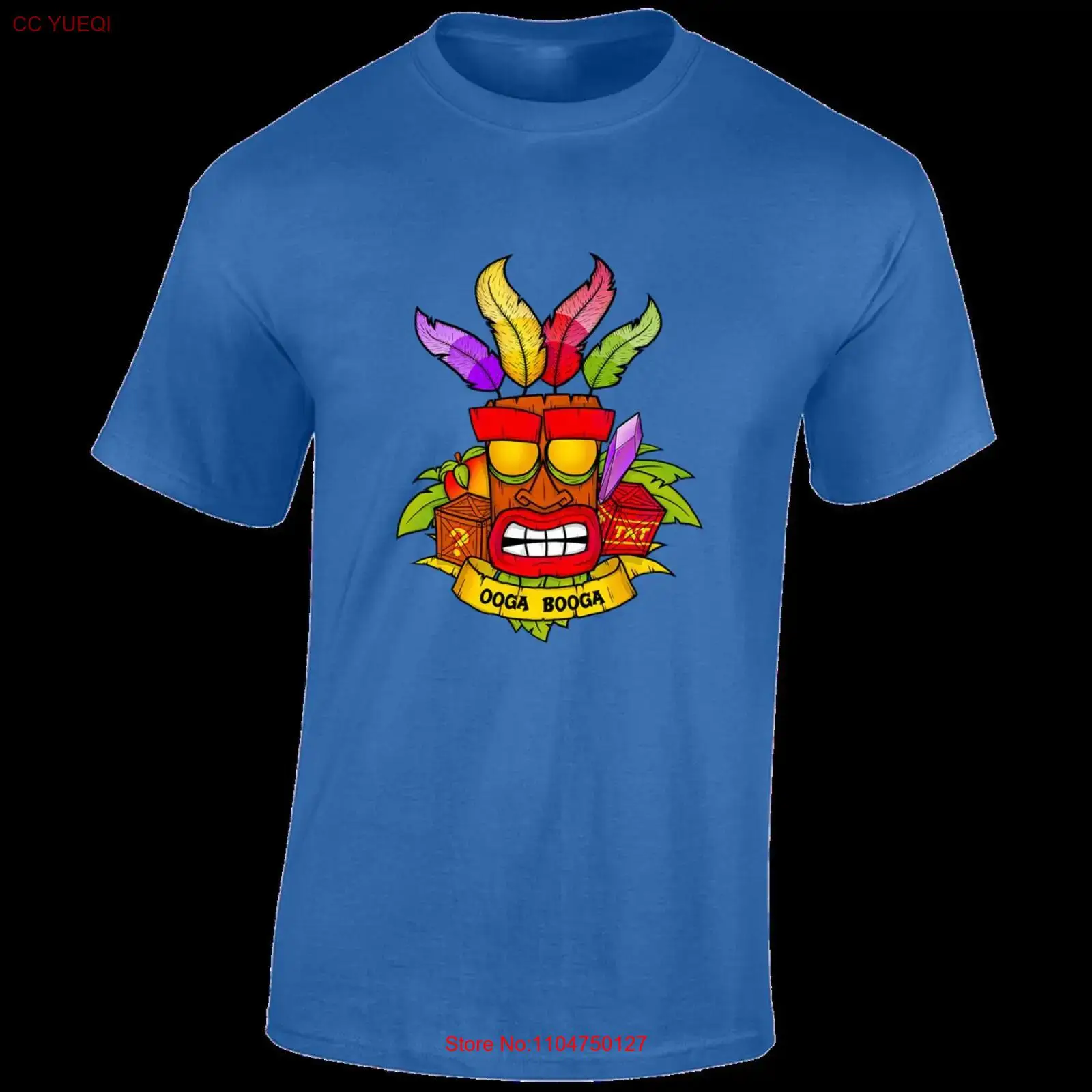Oga booga crash mens T Shirt r - Retro Pc Gaming 评论和价格