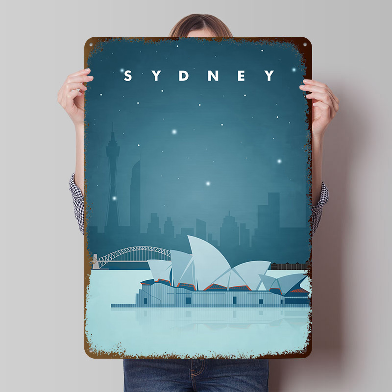 Sydney Travel Poster Customize - Retro Gaming Bar 评论和价格