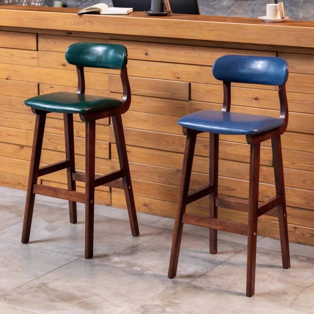 Bar American Wooden Bar Chair  - Retro Gaming Bar 评论和价格