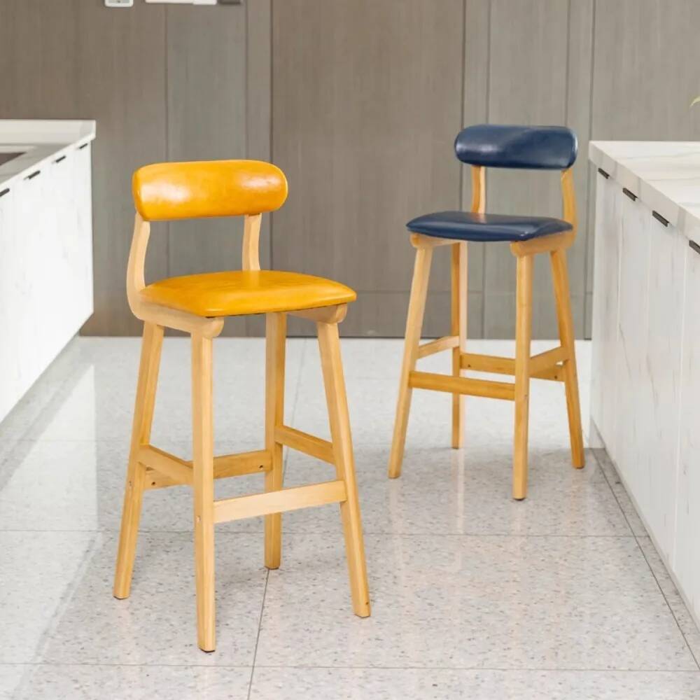 Bar American Wooden Bar Chair  - Retro Gaming Bar 评论和价格