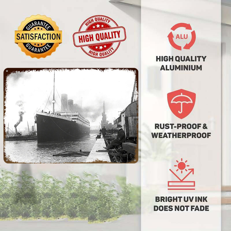 Titanic Printed Poster Customi - Retro Gaming Bar 评论和价格