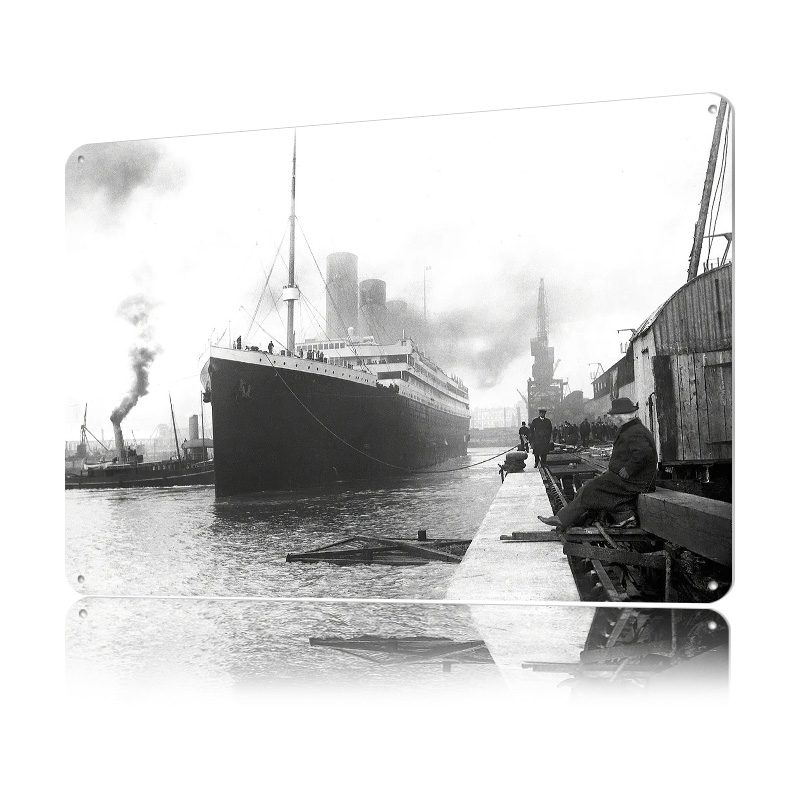 Titanic Printed Poster Customi - Retro Gaming Bar 评论和价格