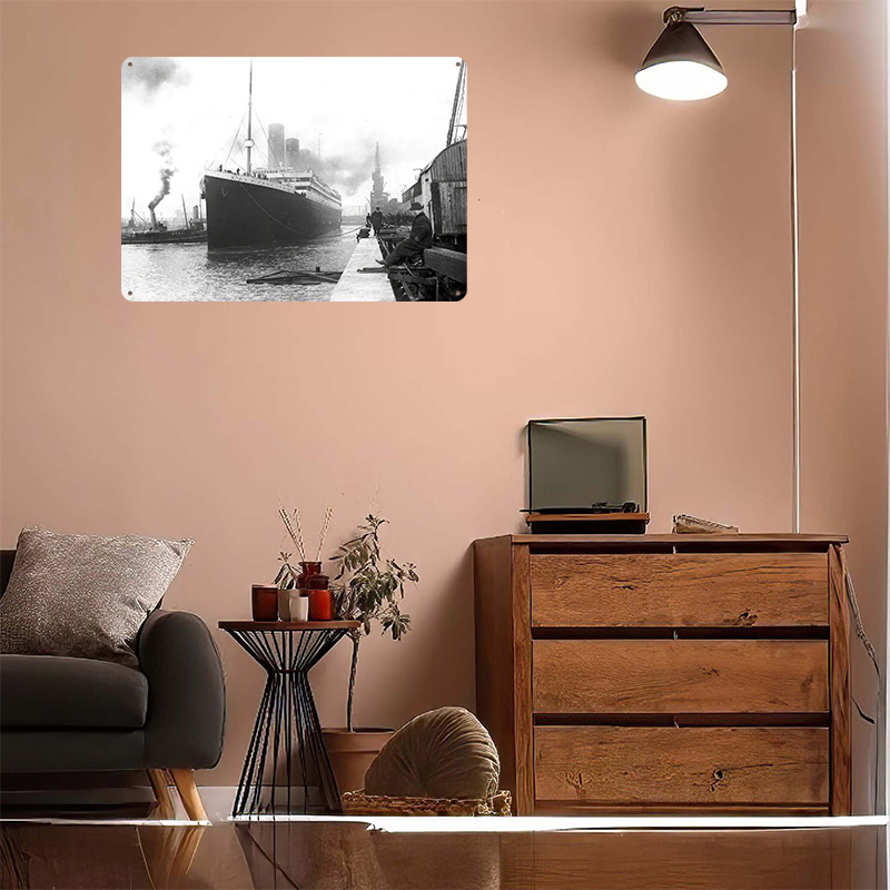 Titanic Printed Poster Customi - Retro Gaming Bar 评论和价格