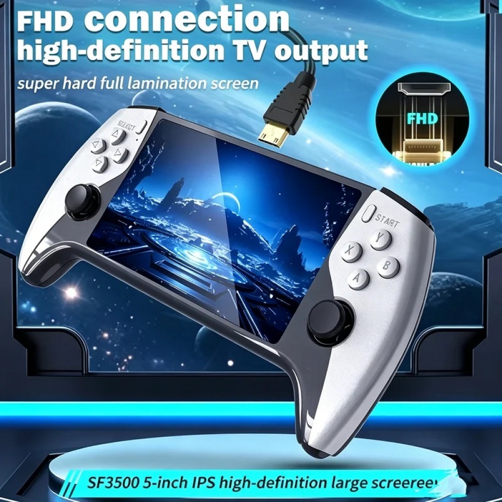 SF3500 5 inch Handheld Game Co - Retro Gaming Emulator Console 评论和价格